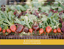 Tablet Screenshot of digginrootsfarm.com